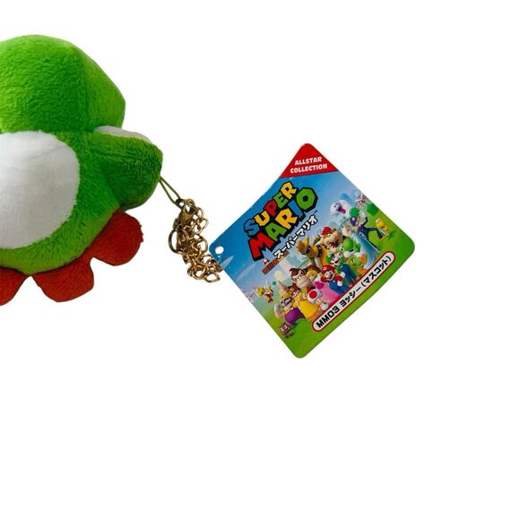 Sanei MM03 Super Mario - Yoshi Mascot 6-inch Plush Keychain USA Seller NWT - Picture 6 of 6